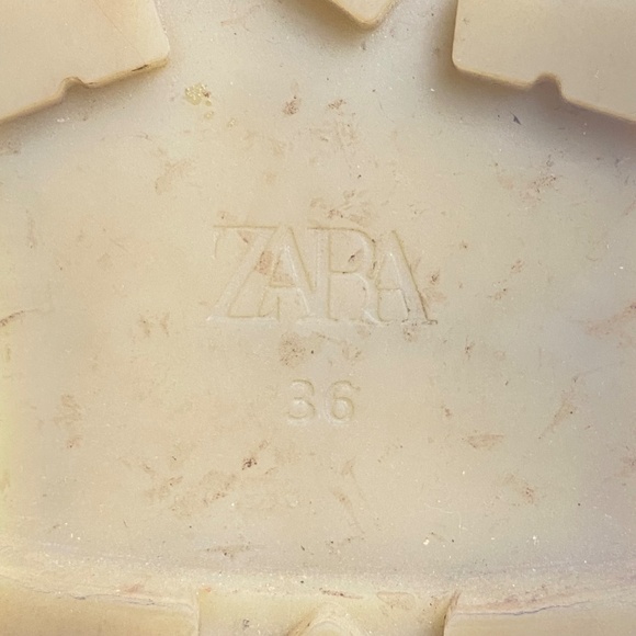 ZARA Chestnut Leather boots Girl Full faux-fur lined Size 36 - Picture 8 of 10